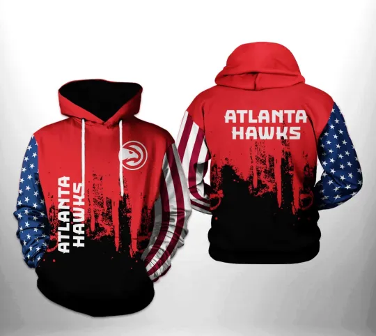 Discover Atlanta Team Hawkss 3D Hoodie , Unisex Adults
