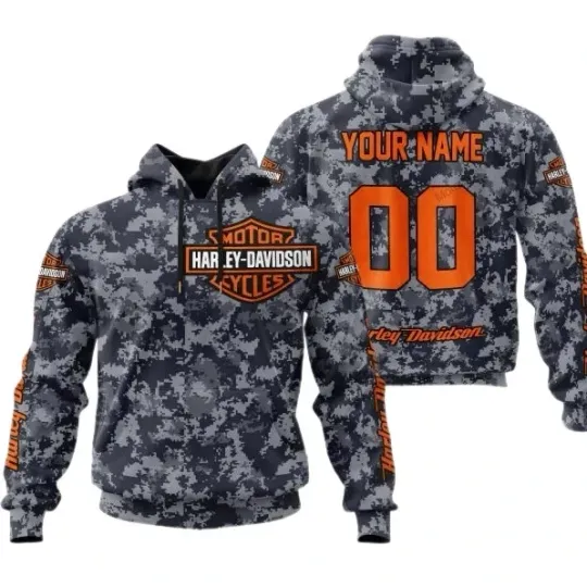 Discover Personalized Harley Racing Davidson 3D Hoodie , Unisex Adults