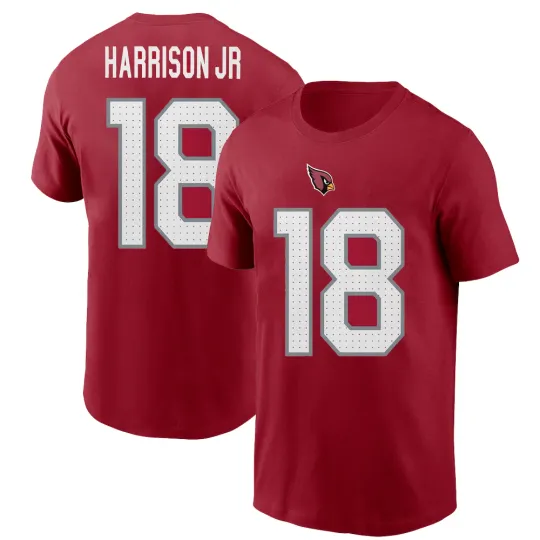 Discover Marvin Harrison Jr. #18 Arizonna Cardinals Name and Number - Size S to 5XL