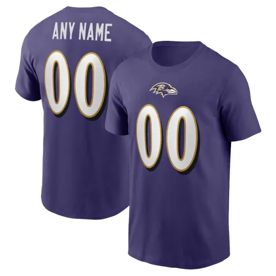 Discover Personalized Baltimore Football Name and Number - Size S to 5XL