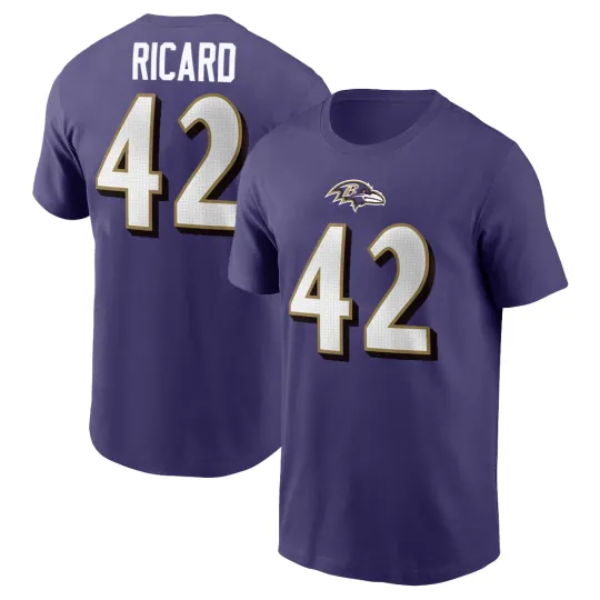 Discover Patrick Ricard #42 Baltimore Football Name and Number - Purple, Size S to 5XL