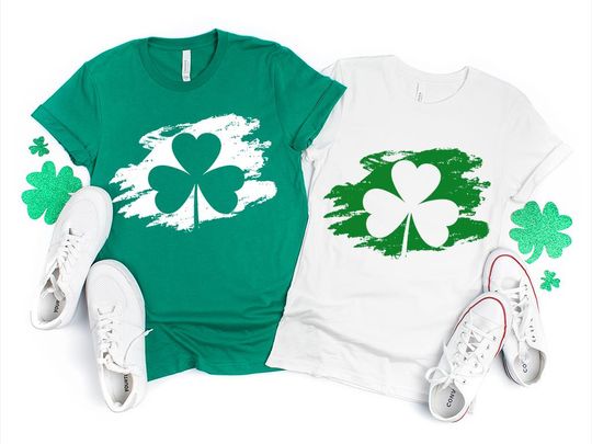 Discover Green Shamrock St Patricks Day T-Shirt: Irish Shirt