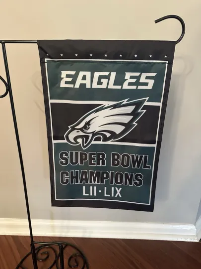 Discover Philadelphia Eagles Double-Sided Garden Flag Champs Yard Flag