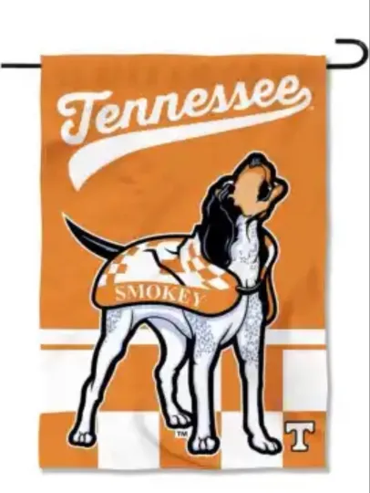 Discover Tennessee Volunteers Garden Flag Smokey Yard Banner