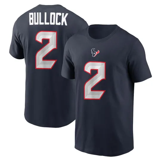 Discover Calen Bullock #2 Houston Football Name and Number - Size S to 5XL