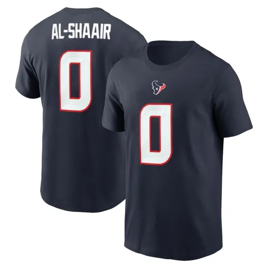 Discover Azeez Al-Shaair #0 Houston Football Name and Number - Size S to 5XL