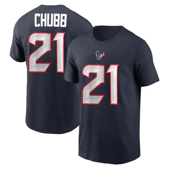 Discover Nick Chubb #21 Houston Football Name and Number - Size S to 5XL
