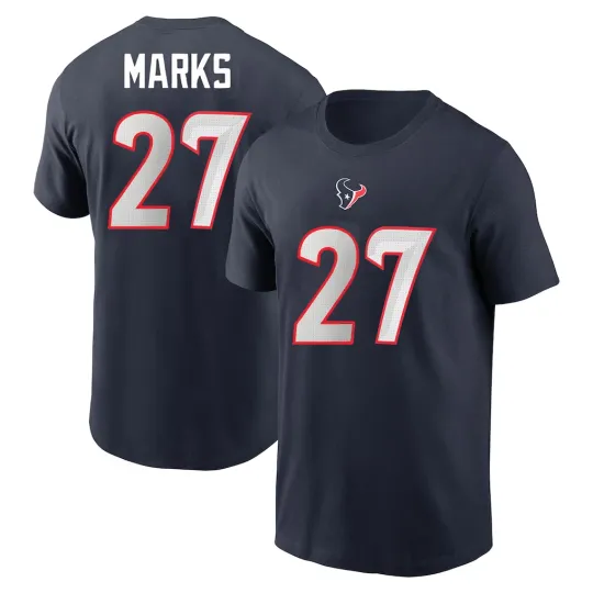 Discover Woody Marks #27 Houston Football Name and Number - Size S to 5XL