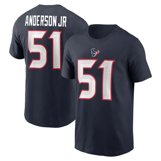 Discover Will Anderson Jr. #51 Houston Football Name and Number - Size S to 5XL