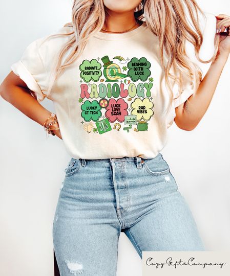 Discover St Patrick's Day Radiology T-shirt, Rad Tech St Pattys Day Shirt, St Patricks Radiology Sweatshirt, Radiologist Tech Gift, St Patricks Tee