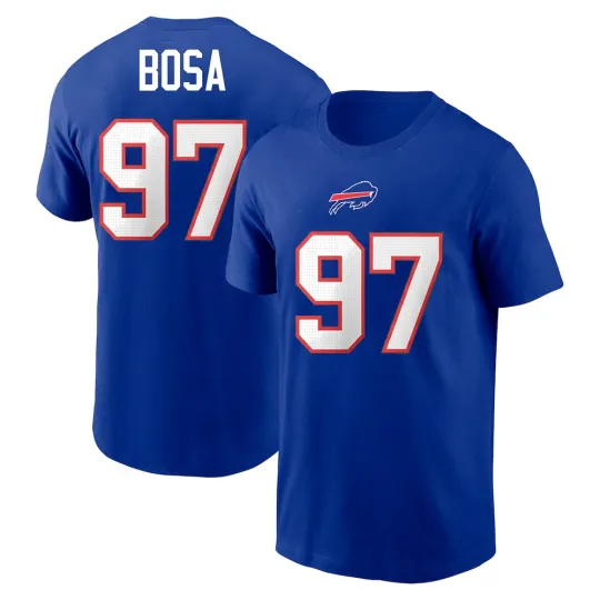 Discover Joey Bosa #97 Buffalo Bills Name and Number - Size S to 5XL