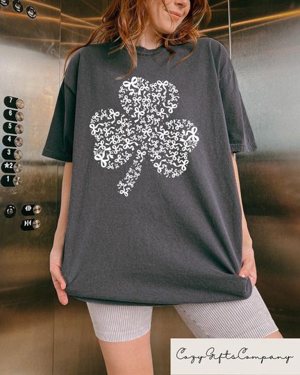 Discover Shamrock T-shirt, Lucky St Patrick's, Irish Day Shirt, Saint Patrick's Day Clover Tee