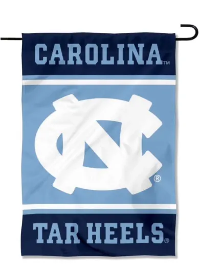 University of North Carolina Tar Heels Premium Double Sided Garden Flag 12”x18”