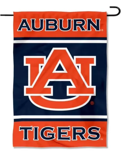 Discover Auburn Tigers Garden Flag Premium Yard Flag