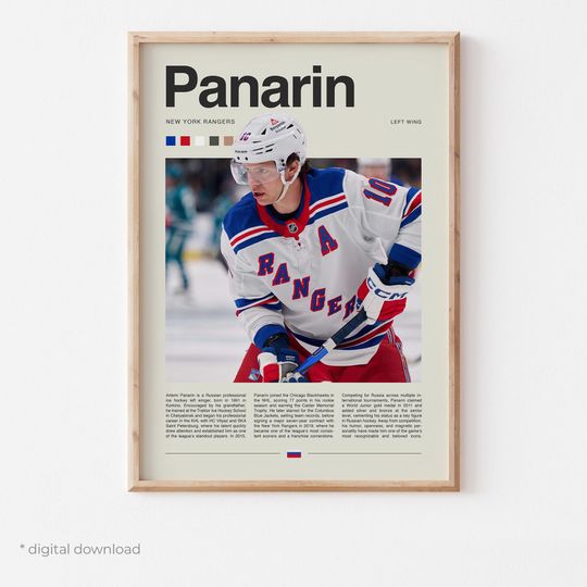 Discover Artemi Panarin Poster  Ice Hockey Wall Art