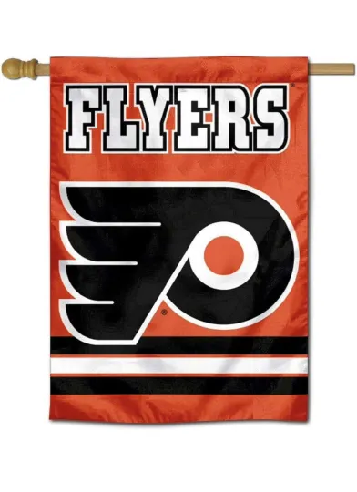 Discover Philadelphia Flyers Two Sided Garden House Flag