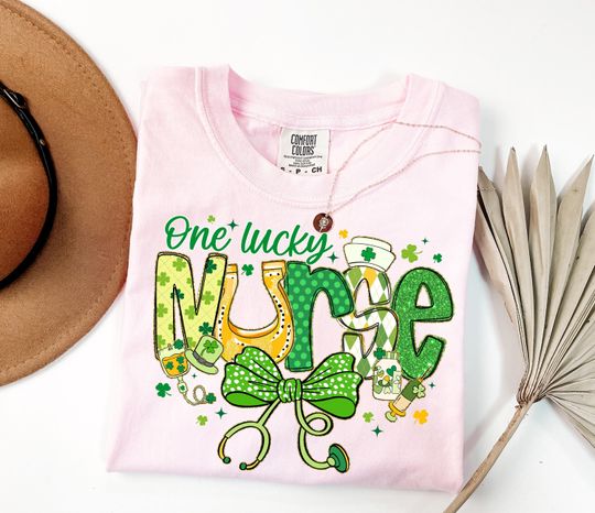 Discover Comfort Colors Nurse Shamrock Shirt, St Patricks Day Tshirt