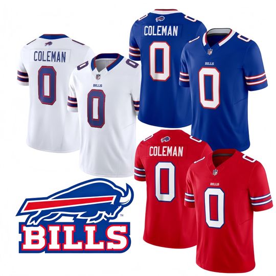 Discover Personalized Buffalo Bills Jersey, Custom Name & Number, Embroidered  #0 Keon Coleman.Limited Player Jersey All Stitched  Gift