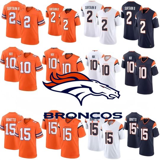 Discover Personalized Broncos Jersey /Adult/Youth Stitched 2025  Player Game Limited Jersey  NWT