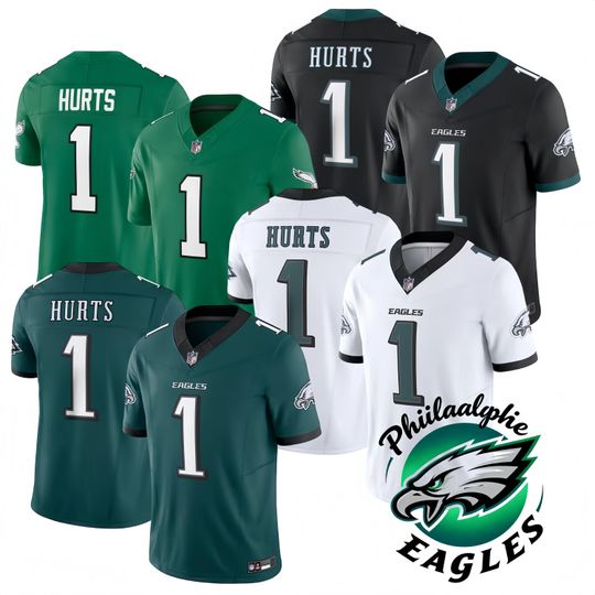 Discover Personalized Eagles Jersey, Embroidered Men's//Youth #1 Jalen Hurts Limited Jersey All Stitched  NWT