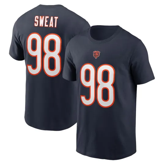 Discover Montez Sweat #98 Chicago Bears Name and Number - Size S to 5XL