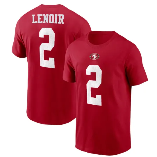 Discover Deommodore Lenoir #2 San Francisco 49ers Name and Number - Size S to 5XL