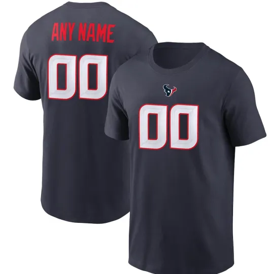Discover Personalized Houston Texans Name and Number - Size S - 5XL