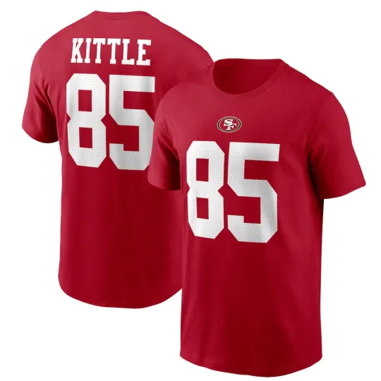 Discover George Kittle #85 San Francisco 49ers Name and Number - Size S to 5XL