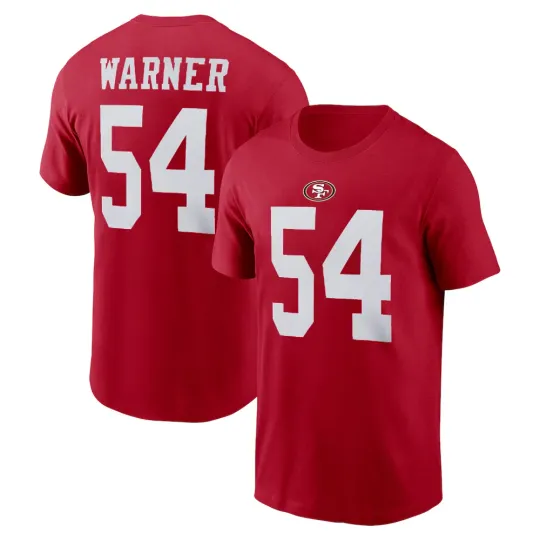 Discover Fred Warner #54 San Francisco 49ers Name and Number - Size S to 5XL