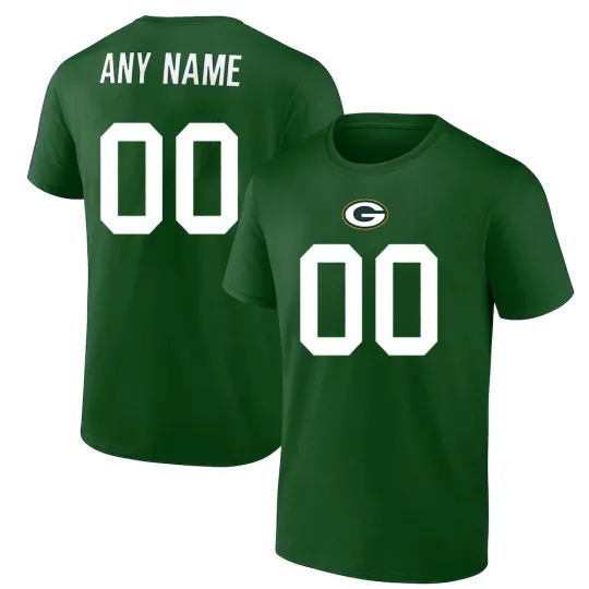 Discover Personalized Name and Number Green Bay Football - Full Size