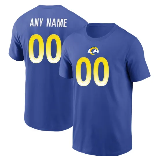 Discover Personalized Name and Number Los Angeles Football - Full Size