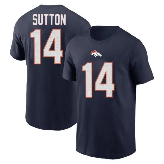 Discover Courtland Sutton #14 Denver Football Name and Number - Size S to 5XL