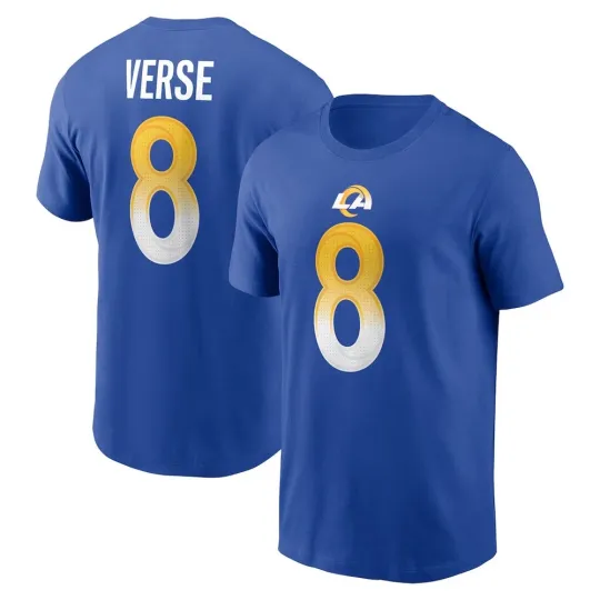 Discover Jared Verse #8 Los Angeles Football Name and Number - Size S to 5XL