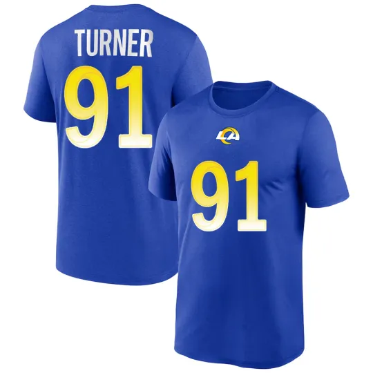 Discover Kobie Turner #91 Los Angeles Football Name and Number - Size S to 5XL