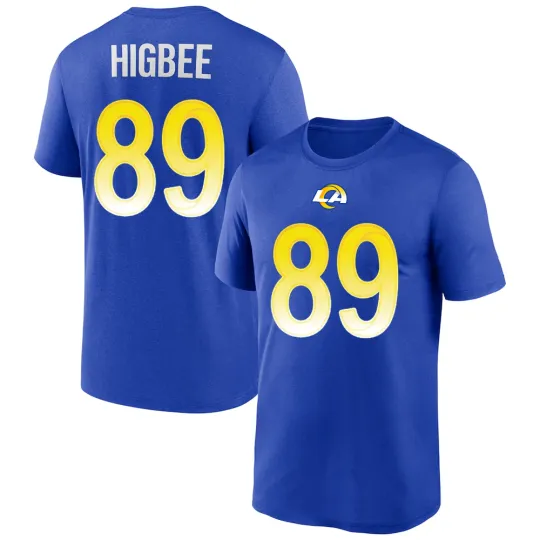 Discover Tyler Higbee #89 Los Angeles Football Name and Number - Size S to 5XL