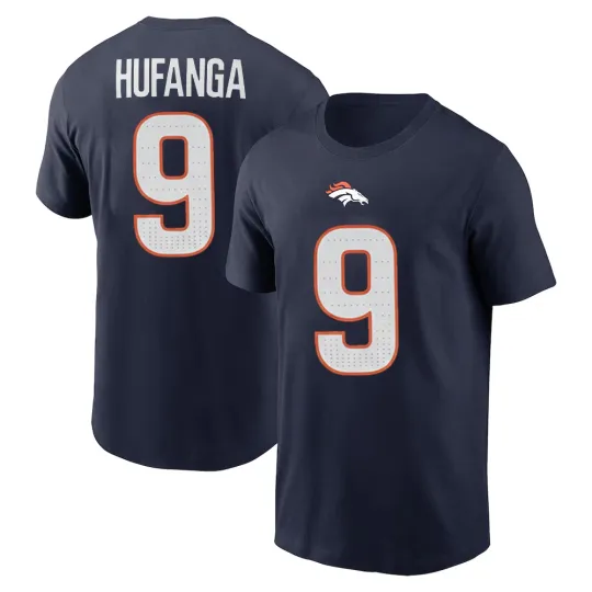 Discover Talanoa Hufanga #9 Denver Football Name and Number - Size S to 5XL