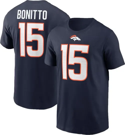 Discover Nik Bonitto #15 Denver Football Name and Number - Size S to 5XL