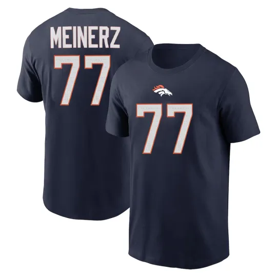 Discover Quinn Meinerz #77 Denver Football Name and Number - Size S to 5XL