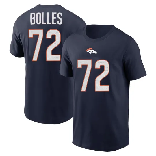 Discover Garett Bolles #72 Denver Football Name and Number - Size S to 5XL