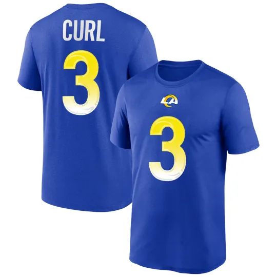 Discover Kamren Curl #3 Los Angeles Football Name and Number - Size S to 5XL
