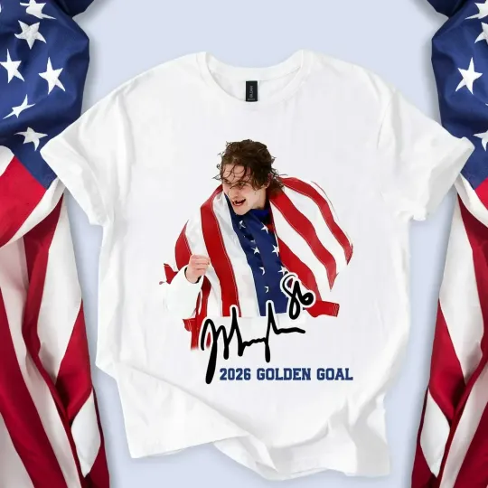 Discover HOT! Hughes USA Hockey Golden Goal 2026 Hockey T-Shirt
