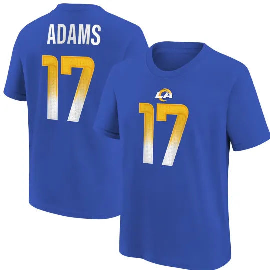 Davante Adams #17 Los Angeles Football Name and Number - Size S to 5XL