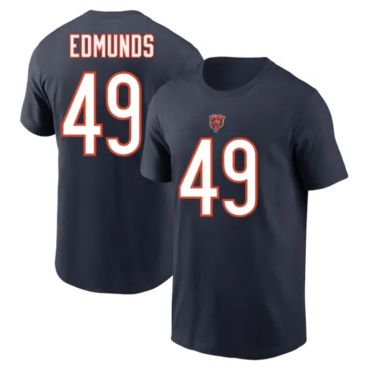 Discover Tremaine Edmunds #49 Chicago Football Name and Number - Size S to 5XL