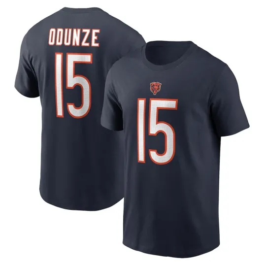 Discover Rome Odunze #15 Chicago Football Name and Number - Size S to 5XL