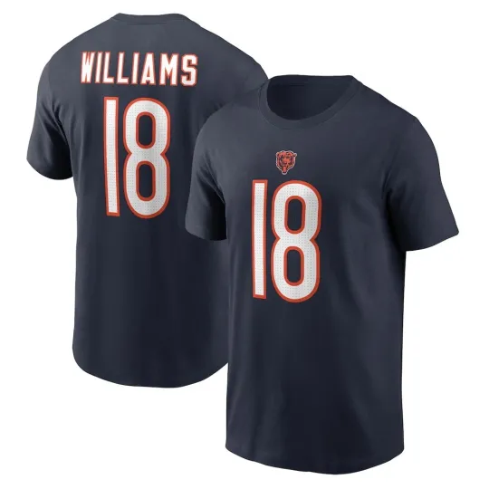 Discover Caleb Williams #18 Chicago Football Name and Number - Size S to 5XL