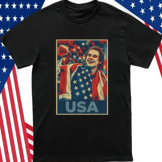 Men's USA Hockey 2026 Winter Olympics Golden Goal Unisex Graphic T-Shirt