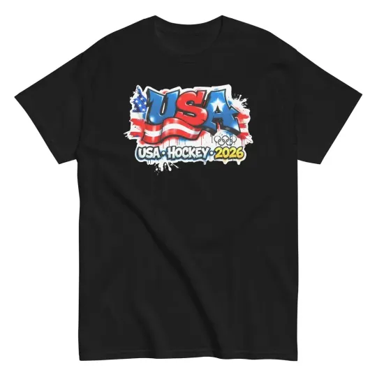 Discover USA Hockey 2026 T-Shirt | Olympic Champions Gold Medal T-Shirt