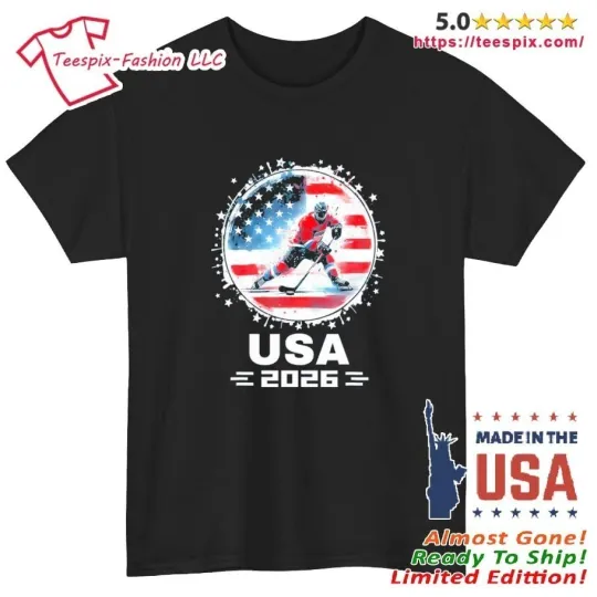 Discover Usa 2026 United States American US Hockey Team Shirt