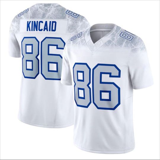 Discover Men's Buffalo Jersey #86Dalton Kincaid White 2025 Rivalries Game Limited Stitched Shirt