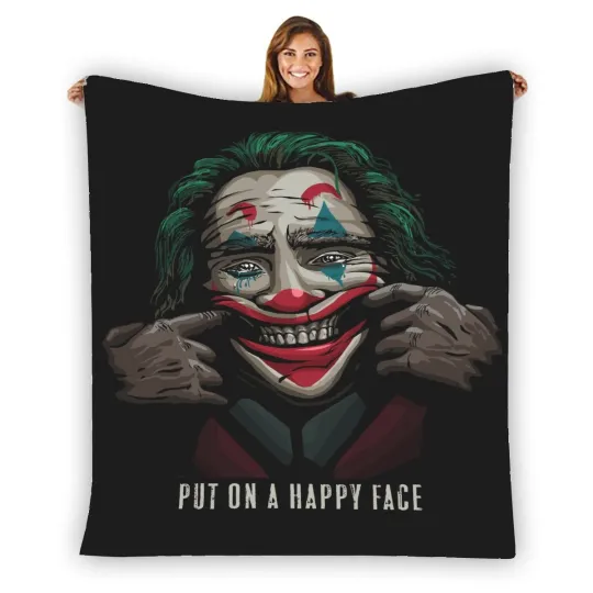 Discover joker Warm Single-Side Printing Flannel Fleece Blanket